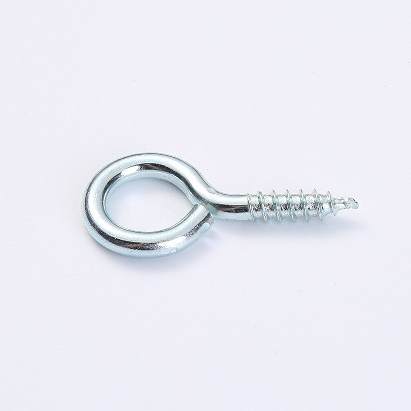 Zinc Plated Screw Eyes - Self-Tapping Steel Eye Hooks for Indoor & Outdoor (Sizes 0# to 14#) | DG Fasteners