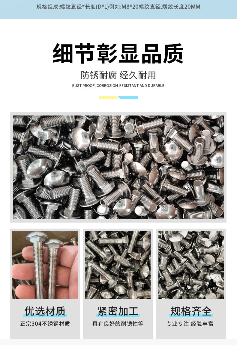 Premium Stainless Steel Hex Flange Bolts and Serrated Flange Nuts - Metric M6 to M12