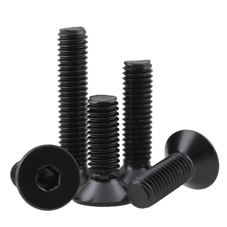 Hexagon Countersunk Head Screws 10B21 Carbon Steel, Zinc Plated 8.8 Grade, Hexagon Countersunk Head Machine Screws