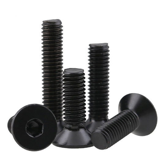 Hexagon Countersunk Head Screws 10B21 Carbon Steel, Zinc Plated 8.8 Grade, Hexagon Countersunk Head Machine Screws